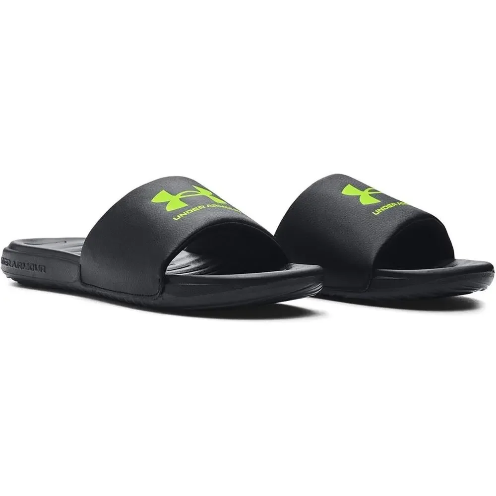 NWT! Under Armour Men's Ansa Fixed Strap Black/Lime 14,‎ US